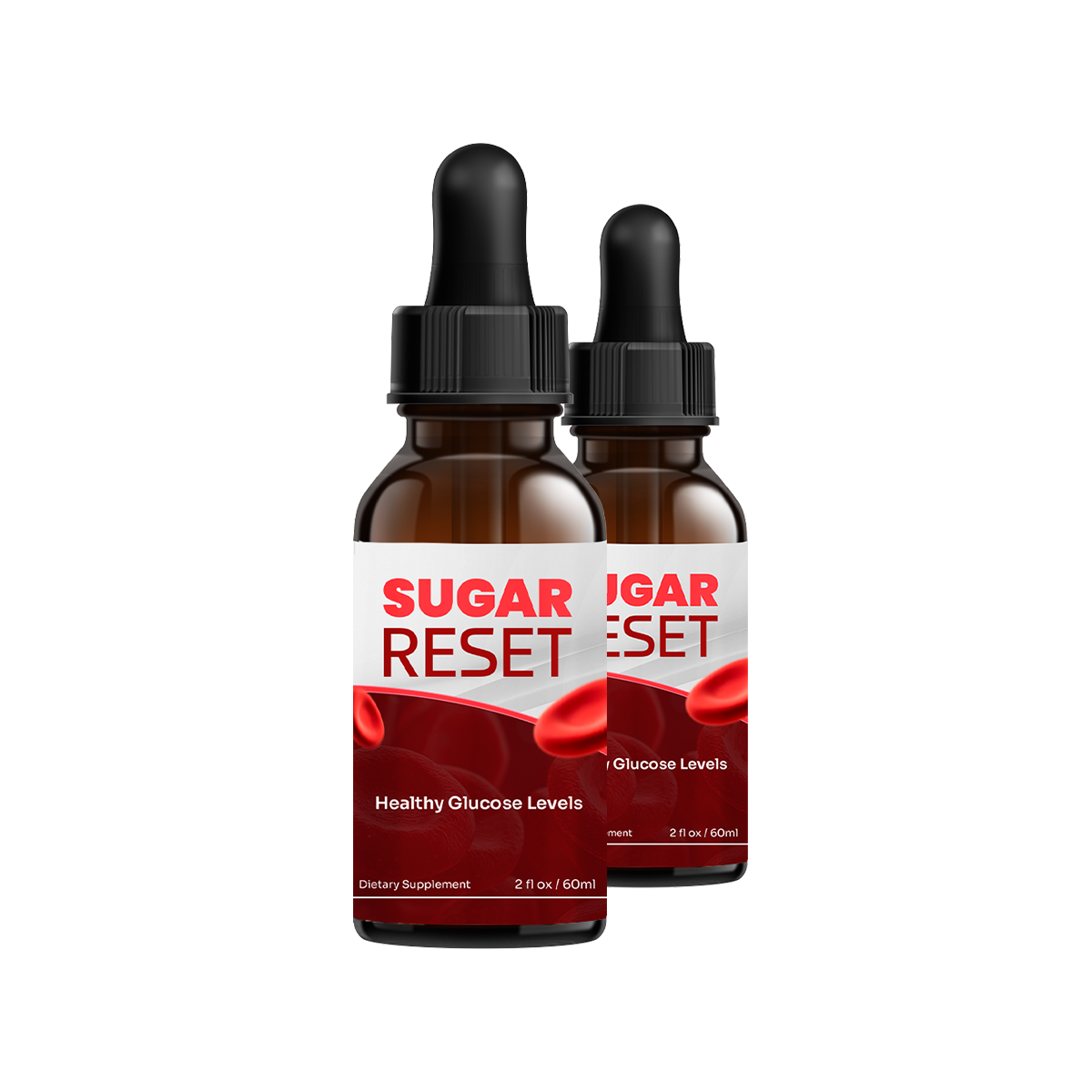 Two bottles of SugarReset, the 2-bottle package